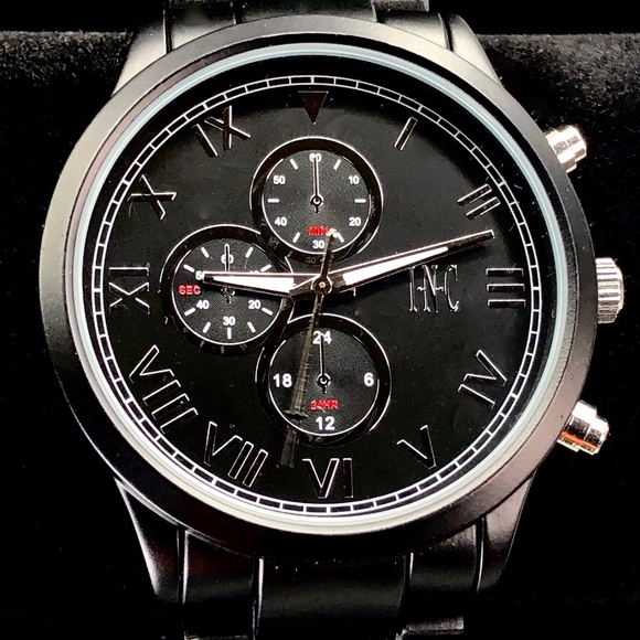 INC International Concepts Other - 🆕 NWT INC Men's Black Metal Chronograph Watch